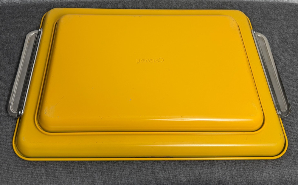Caraway Non-Stick Ceramic Baking Sheet RARE Duo 18" × 13" & 15" × 10" - Marigold